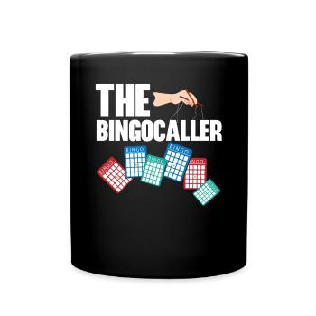 Bingo-Spieler Bingo-Anrufer Bing Lover Casino - Tasse einfarbig - Schwarz - Vorne