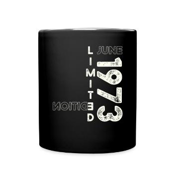 50th Birthday Man Original Juin Millésime 1973 - Mug uni - noir - Devant