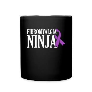 Tag Des Fibromyalgie-bewusstseins - Tasse einfarbig - Schwarz - Vorne