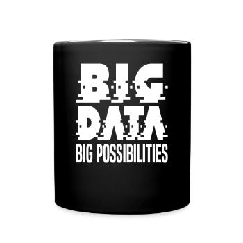 Internet Of Things IOT Programmer Admin IT - Full Colour Mug - black - Front