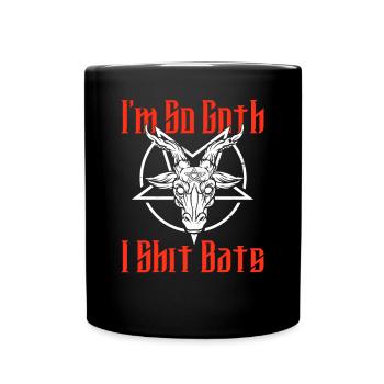 Satan Belzébuth Diable Gothique Pentagramme Mystique - Mug uni - noir - Devant