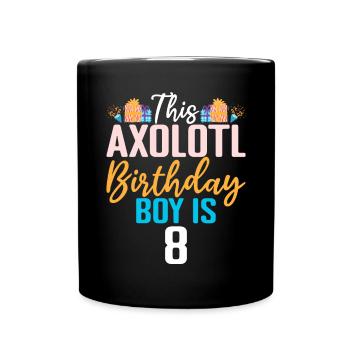 Axolotl Liebhaber Geschenke - Tasse einfarbig - Schwarz - Vorne
