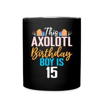 Axolotl Liebhaber Geschenke - Tasse einfarbig - Schwarz - Vorne