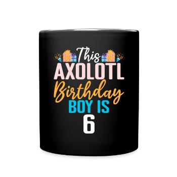 Axolotl Liebhaber Geschenke - Tasse einfarbig - Schwarz - Vorne