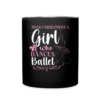 Ballet Danseuse Danse Ballerine - Mug uni - noir - Devant