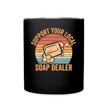 Fabricant de savon amusant - Mug uni - noir - Devant