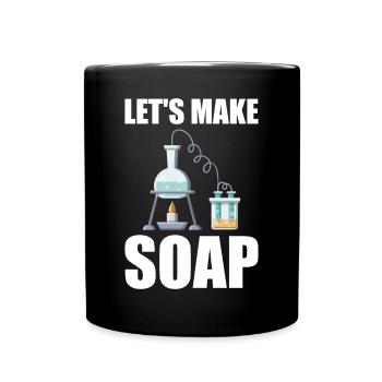 Production de savon Fabricant de savon - Mug uni - noir - Devant