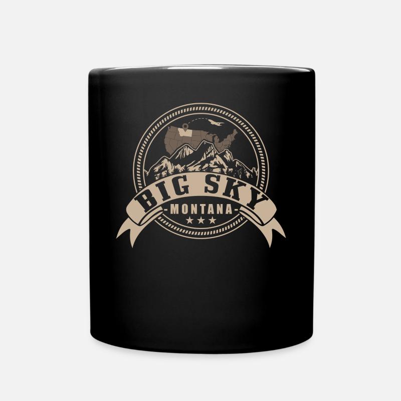 Souvenir Big Sky Montana - Mug uni - noir