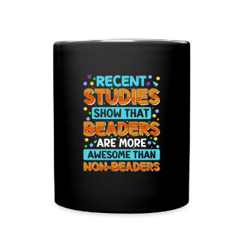 Beaders are more awesome than - Full Colour Mug - black - Front