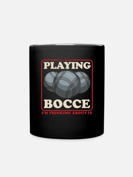 Boccia Bocce Boules Bocce Boccia Joueur Cadeau - Mug uni - noir