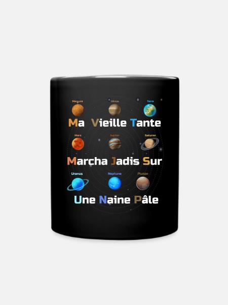 Ma Vieille Tante Marcha Jadis Sur Une Naine Pâle - Mug uni - noir