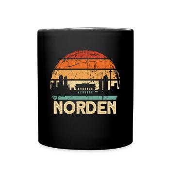 Norden - Tasse einfarbig - Schwarz - Vorne