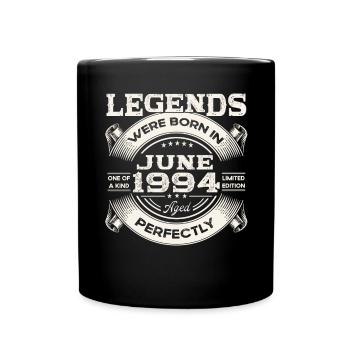 29ème Anniversaire Homme Original Juin Vintage 1994 - Mug uni - noir - Devant
