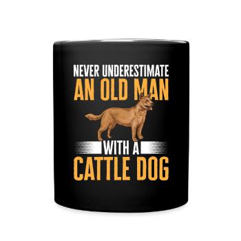 Bouvier australien Red Blue Heeler - Mug uni - noir - Devant