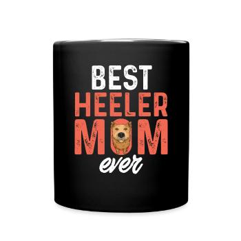Bouvier australien Red Blue Heeler - Mug uni - noir - Devant