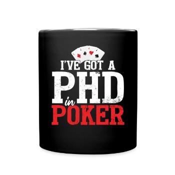 Funny Poker Night Gambling Casino - Mug uni - noir - Devant
