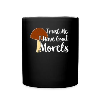Cueilleur de champignons chasseur de champignons amateur de champignons champignons ferme - Mug uni - noir - Devant