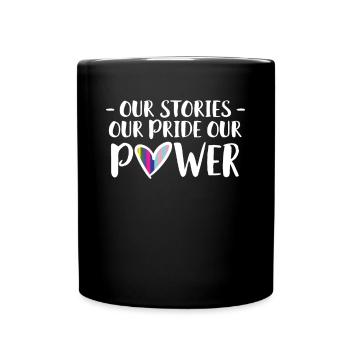 Cadeau de chemise LGBTQ+ Mois LGBT - Mug uni - noir - Devant