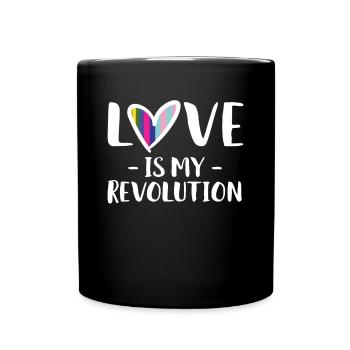 Cadeau de chemise LGBTQ+ Mois LGBT - Mug uni - noir - Devant