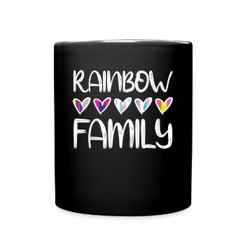 Cadeau de chemise LGBTQ+ Mois LGBT - Mug uni - noir - Devant