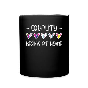 Cadeau de chemise LGBTQ+ Mois LGBT - Mug uni - noir - Devant