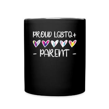 Cadeau de chemise LGBTQ+ Mois LGBT - Mug uni - noir - Devant