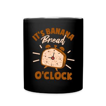 C’est Banana O’Clock - Mug uni - noir - Devant