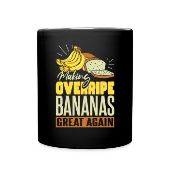 Rendre les bananes trop mûres à nouveau géniales - Mug uni - noir - Devant