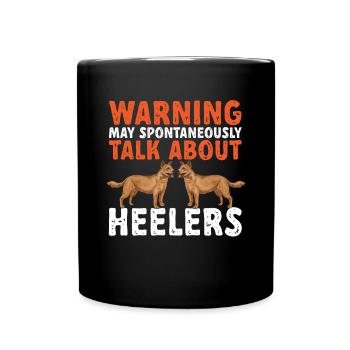 Australian Cattle Dog Red Blue Heeler - Full Colour Mug - black - Front