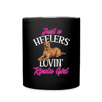 Australian Cattle Dog Red Blue Heeler - Full Colour Mug - black - Front