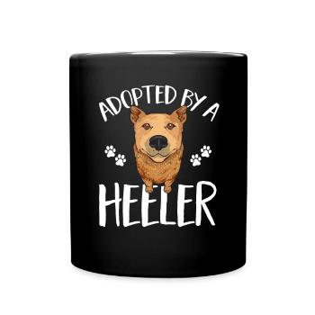 Australian Cattle Dog Red Blue Heeler - Full Colour Mug - black - Front
