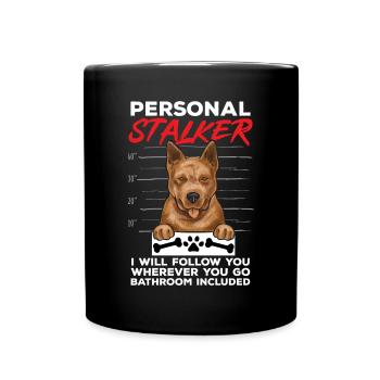 Australian Cattle Dog Red Blue Heeler - Full Colour Mug - black - Front
