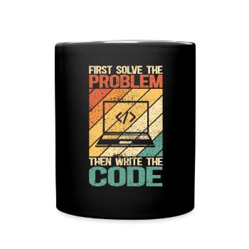 Programmierer Software-Entwickler | programmieren - Tasse einfarbig - Schwarz - Vorne