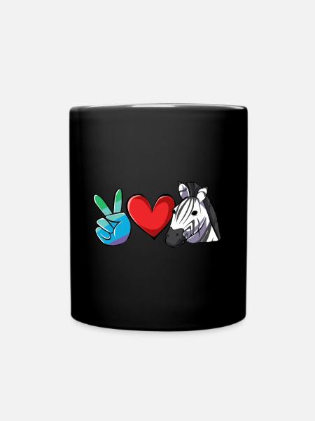 Zèbre - Mug uni - noir