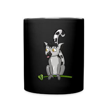 Lemur - Full Colour Mug - black - Front