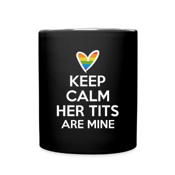 Cadeau de chemise LGBTQ+ Mois LGBT - Mug uni - noir - Devant