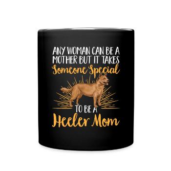 Bouvier australien Red Blue Heeler - Mug uni - noir - Devant