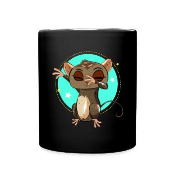 Tarsier Dabbing - Full Colour Mug - black - Front