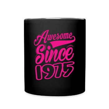 Awesome Since 1975 - Full Colour Mug - black - Front