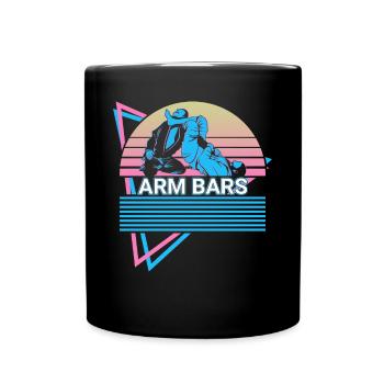 Jiu Jitsu BJJ Retro - Full Colour Mug - black - Front