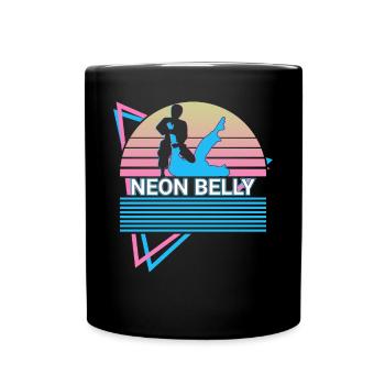 Lustiges Jiu Jitsu BJJ Retro - Tasse einfarbig - Schwarz - Vorne