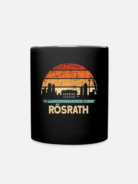 Rösrath - Tasse einfarbig - Schwarz