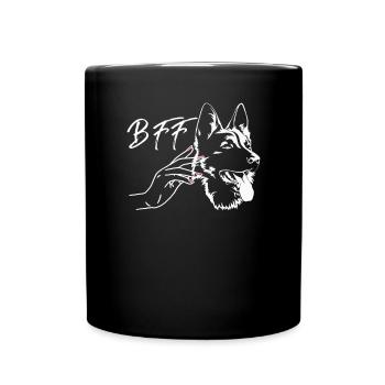 Accessoires pour chiens Propriétaire de chien de berger allemand - Mug uni - noir - Devant