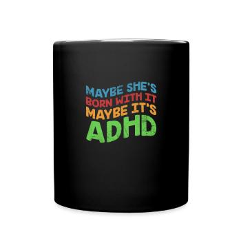 ADHD - Full Colour Mug - black - Front