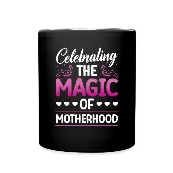 Celebrating the magic - Full Colour Mug - black - Front