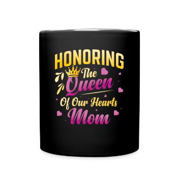 La Reine de nos cœurs - Mug uni - noir - Devant