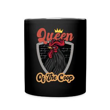 Reine de la Coop - Mug uni - noir - Devant