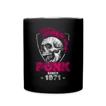 Punk since 1971 - Full Colour Mug - black - Front