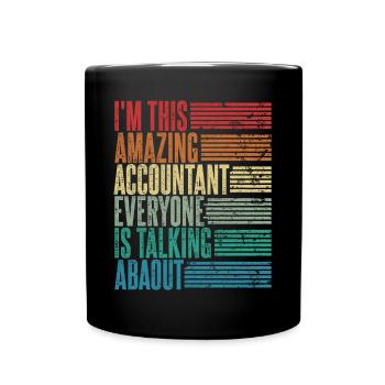 Conseiller fiscal Conseiller fiscal Cadeau Retro - Mug uni - noir - Devant