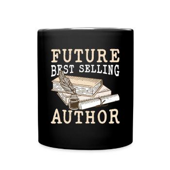 Future Best Selling Author 2 - Full Colour Mug - black - Front